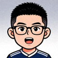 戴眼镜的年轻男性球迷头像